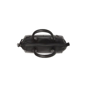 Marsala Цельнозерновая кожа Handbag - Вид сбоку с анатомическим кроем рукава