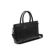 Pergamino Full-Grain Leather Handbag in Classic 100% Full-Grain Leather - Front Profile View &amp; Tailored Silhouette | Buy Online