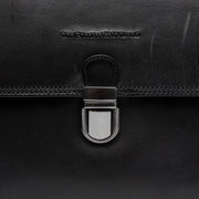 Classic 100% Full-Grain leather Goods - Back View Showing Tailored Shoulder Fit &amp; Clean Hemline