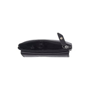 Tailored Rib Cuffs &amp; Hem Craftsmanship Construction Detail on Torano Full-Grain Leather Key Case