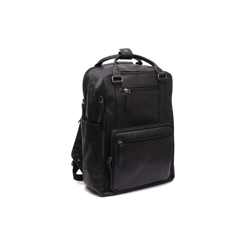 Calden Full-Grain Leather Laptop Backpack женская