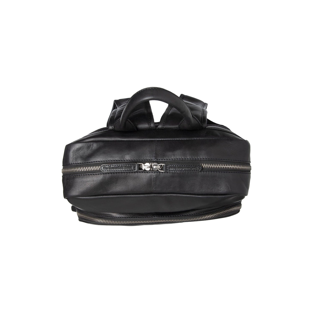 
Classic 100% Full-Grain leather Backpack - Вид сзади с усиленными кожаными ремнями и прострочкой