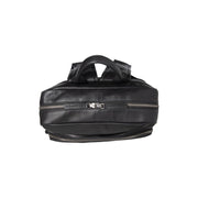
Classic 100% Full-Grain leather Backpack - Вид сзади с усиленными кожаными ремнями и прострочкой
