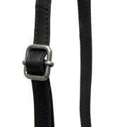 Tailored Rib Cuffs &amp; Hem Craftsmanship Construction Detail on Langley Full-Grain Leather Phone Bag