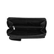 Malaga Full-Grain Leather Phone Bag - Lateral Side Profile View Showing Sleeve Cut &amp; Athletic Taper Fit