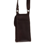 
Brown Leather Phone Bag Nebra, detail view 4