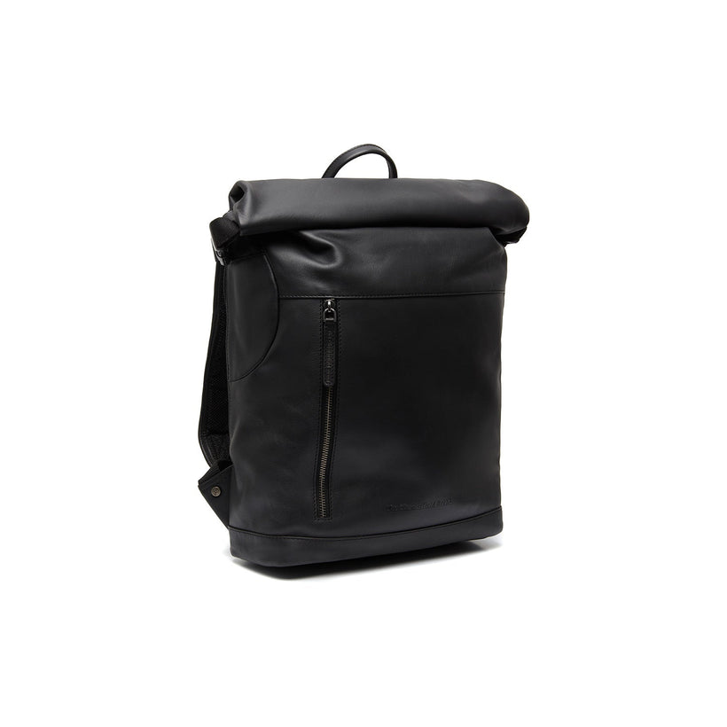 Mazara Full-Grain Leather Roll-top Backpack женская