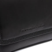 Classic 100% Full-Grain leather Bag - Rear Perspective Showing Reinforced Leather Straps &amp; Stitching