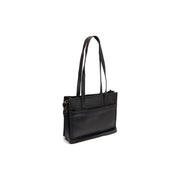 Estella Full-Grain Leather Tote Bag in Classic 100% Full-Grain Leather - Full Exterior Front Profile View | Buy Online