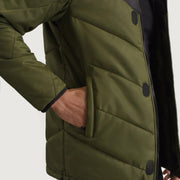 
Вид подкладки Showing Quilted Viscose Lining & Два функциональных внутренних кармана