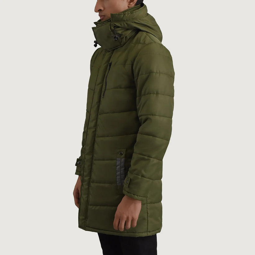 Moore Оливковый Hooded Parka для Мужчин