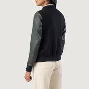Authentic Sheepskin Leather with Semi-aniline Finish Grain Texture &amp; Heavy-Duty Seam Stitching Detail