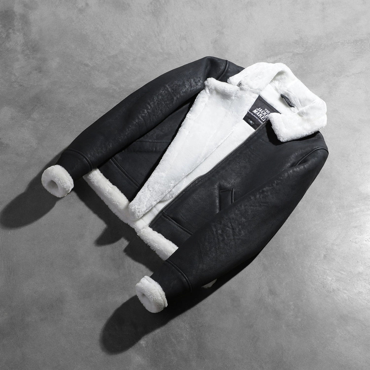 Sherilyn B-3 Black Bomber Jacket – alternate product view 8