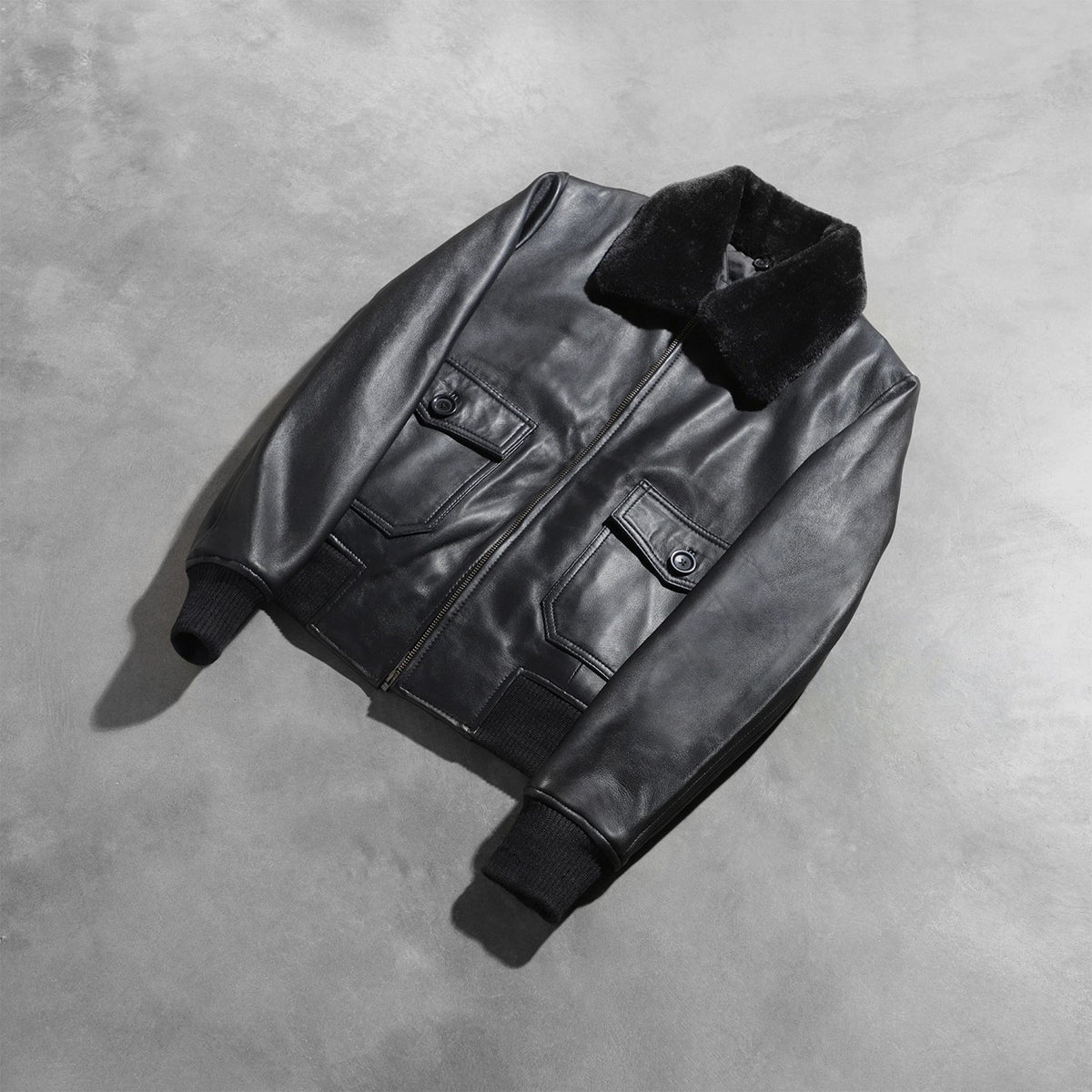 Stella G-1 Leather Bomber Jacket – alternate product view 7