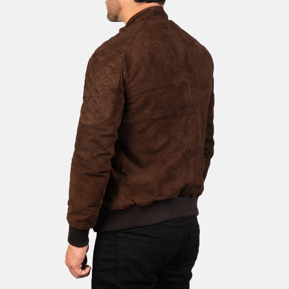 Sven Leather Bomber Jacket – alternate product view 5
