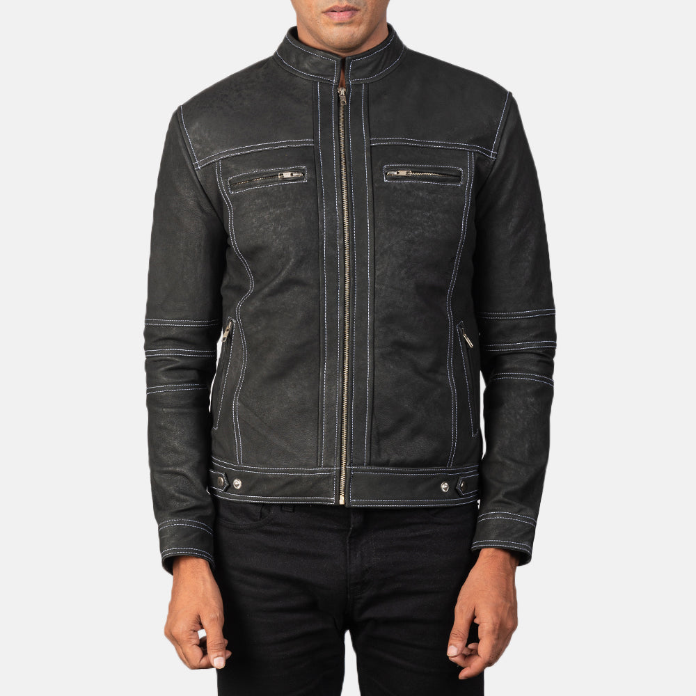 Youngster Leather Biker Jacket – alternate product view 3