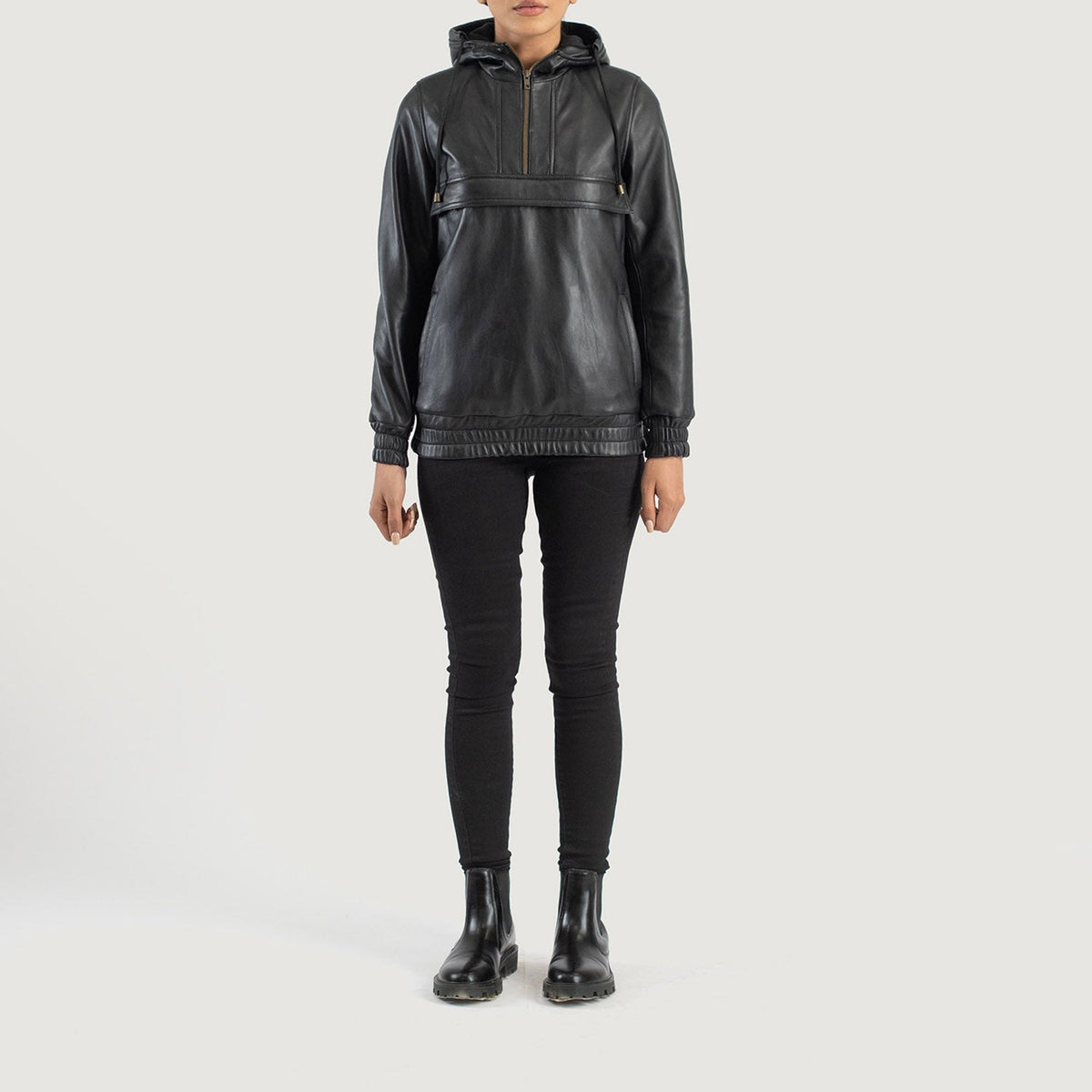 
Zest Hooded Pullover Кожаная куртка для Женщин – alternate product view 3