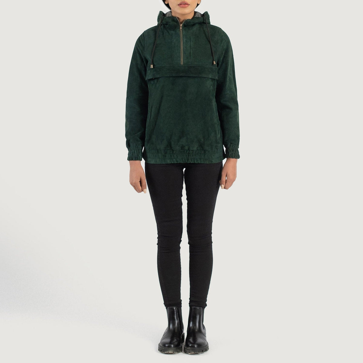 
Zest Hooded Pullover Кожаная куртка для Женщин – alternate product view 3