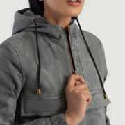 
Zest Hooded Pullover Кожаная куртка для Женщин – alternate product view 4