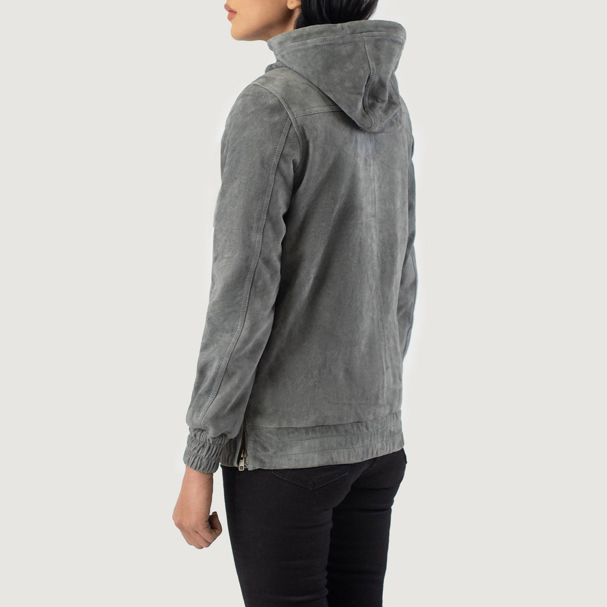 
Zest Hooded Pullover Кожаная куртка для Женщин – alternate product view 5